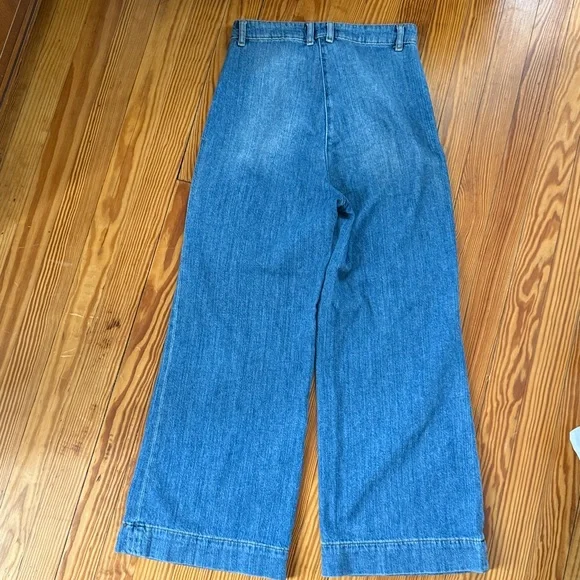 Zara high waist wide leg jeans size 2 - Picture 4 of 5